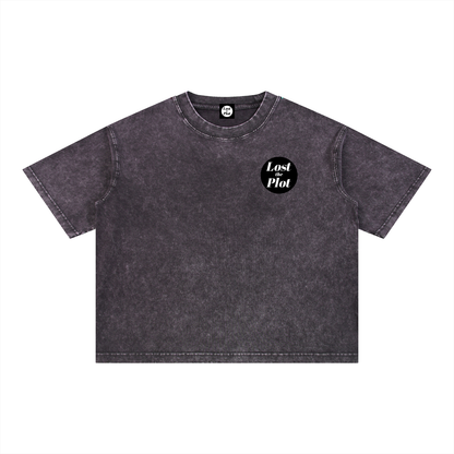 The Plot Mineral Wash Boxy Cotton T-Shirt