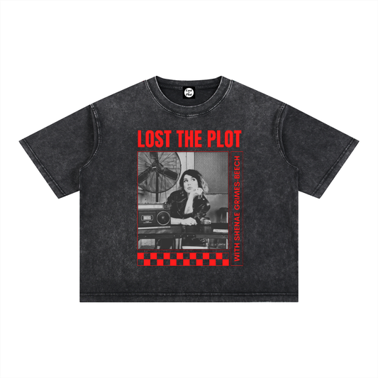 Lost the Plot Mineral Wash Boxy Cotton T-Shirt